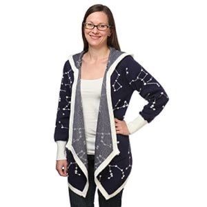 Thinkgeek Hooded Draped Cardigan L WITH POCKETS!